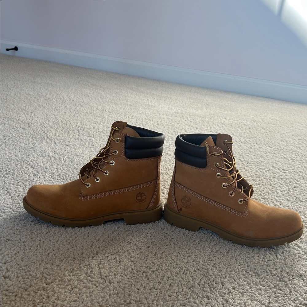 Timberland Tan Leather Ankle Boots